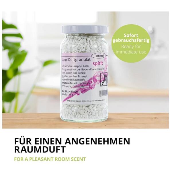 Lorol Duftgranulat Spirit Flower 37 g Staubsaugerduft Duftperlen