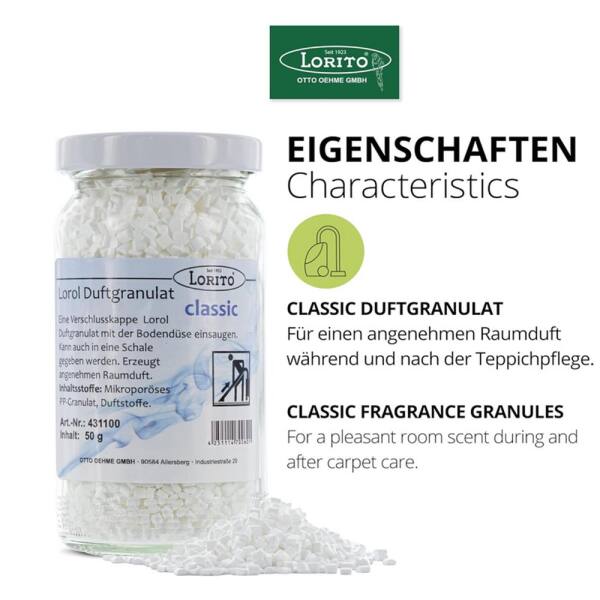 Lorol Duftgranulat Classic 50 g Staubsaugerduft Raumduft
