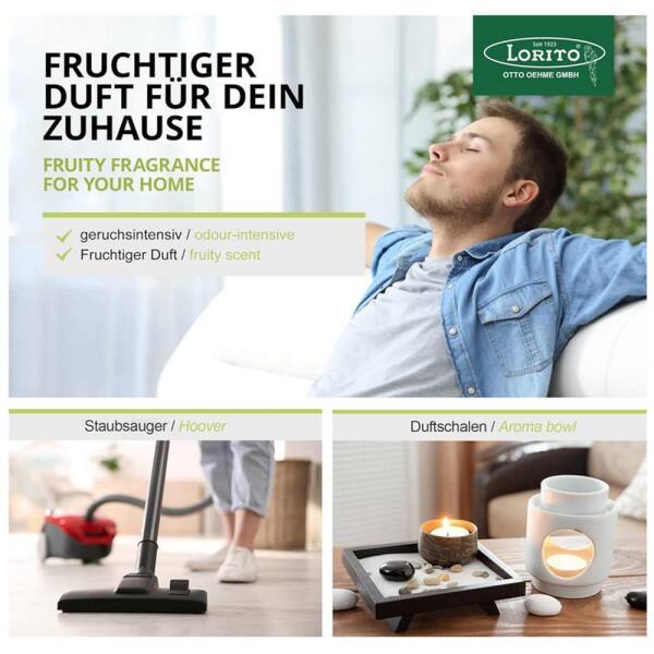 Lorol Duftgranulat Fruchtcocktail 38 g Staubsaugerduft Raumduft