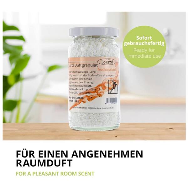 Lorol Duftgranulat Fruchtcocktail 38 g Staubsaugerduft Raumduft