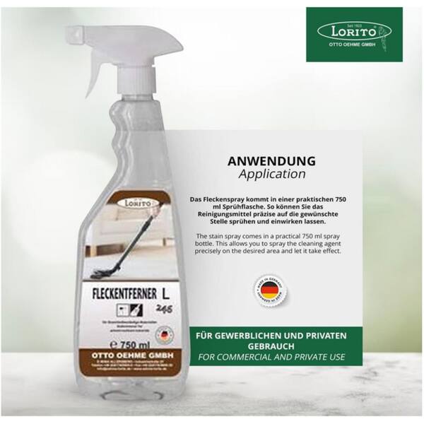 Lorito Fleckenentferner L246 750 ml Spühflasche Eddingentferner