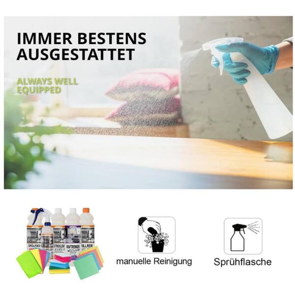 Lorito Küchenreinigungsmittel- Set Gastro-Probeset 16-teilig