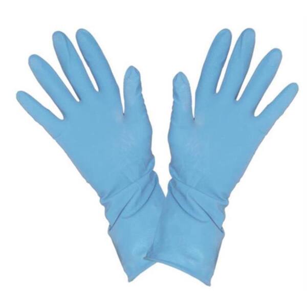 Gummihandschuhe, blau, super Qualit&auml;t, 12er Pack M