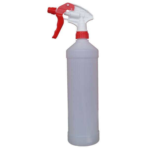 Sprühflasche 1 Liter Zerstäuber Plastikflasche mit Sprühkopf Rot