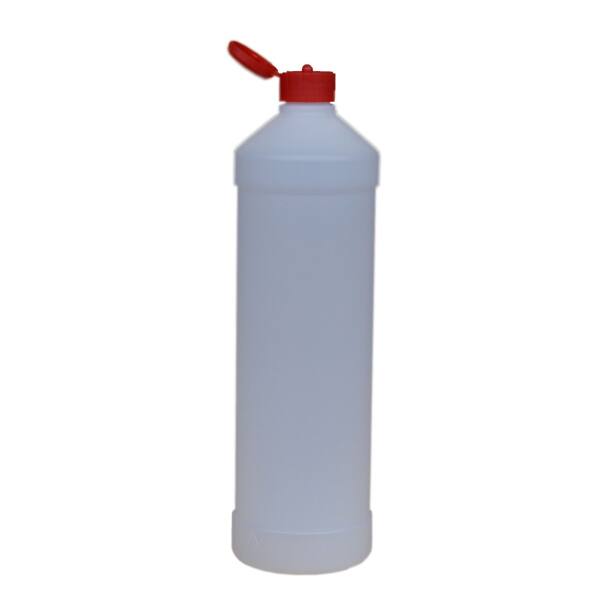 Leerflasche PE-Kunststoff 1 L Dosierhilfe Rot