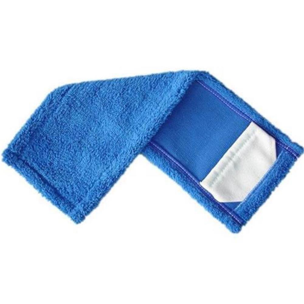 Wischmop Microfaser Premium Blau mit farbechter Faser 40 cm