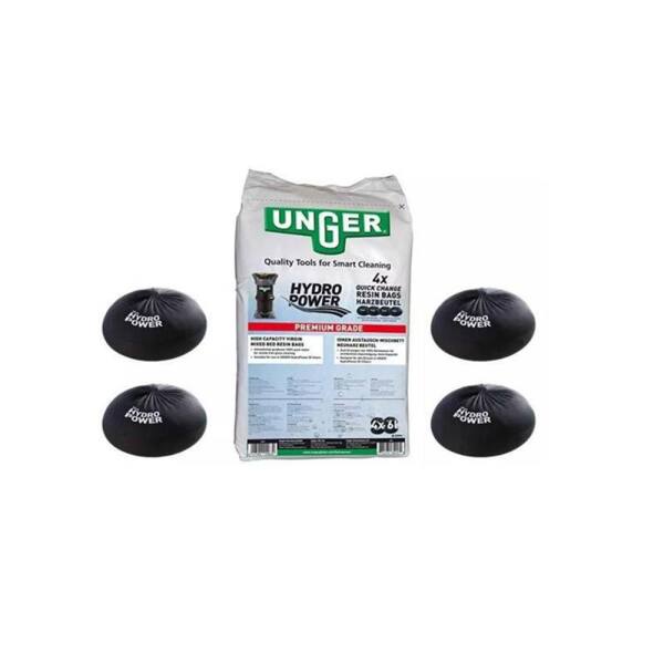 Unger nLite HydroPower DI, 4x 6 L QuickChange Harzbeutel...