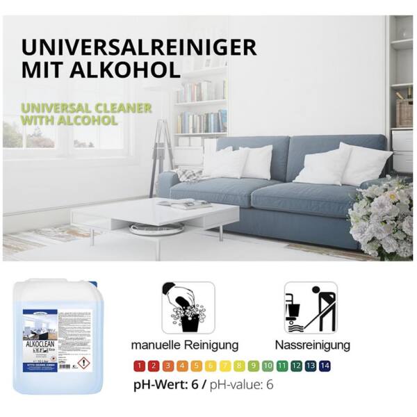 Lorito Alkoclean Eco 248 Bodenpflege Unterhaltsreiniger 10 Liter