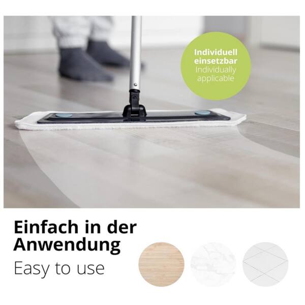 Wisch-Star Microfasermopp Mikrofasermopp Chenille "Calito" Wischmopp rot 50 cm