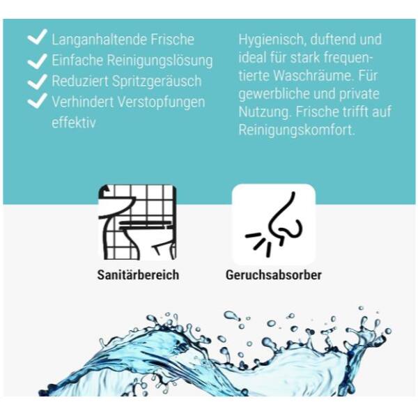 Wisch-Star Urinalsieb WC-Duftspüler Urinaleinlage Pissoireinlage Apfel