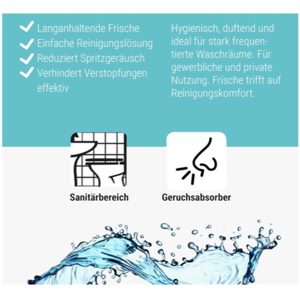 Wisch-Star Urinalsieb WC-Duftspüler Urinaleinlage Pissoireinlage Apfel
