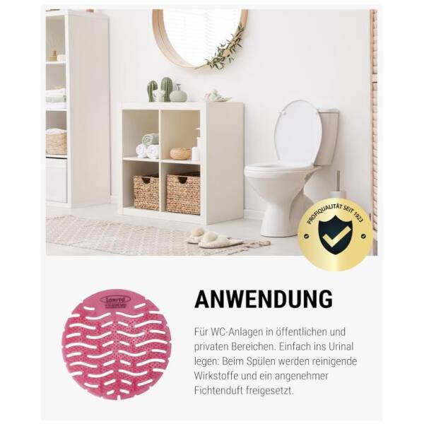 Wisch-Star Urinalsieb WC-Duftspüler Urinaleinlage Pissoireinlage Apfel