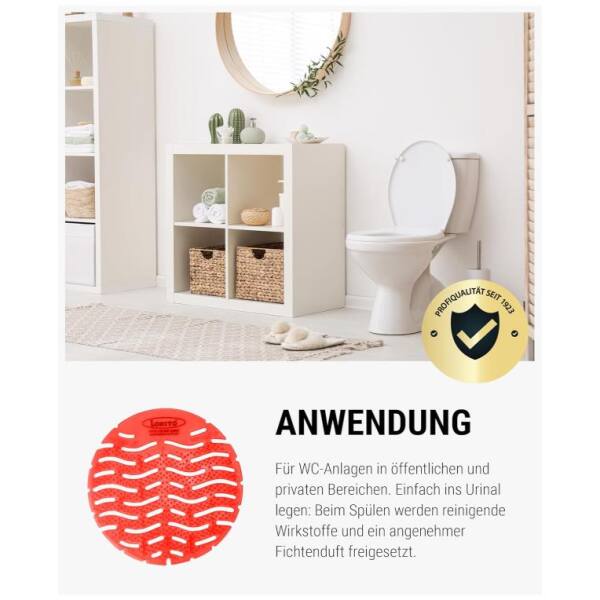 Wisch-Star Urinalsieb WC-Duftspüler Urinaleinlage Pissoireinlage Tutti Frutti