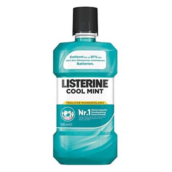 Listerine Cool Mint Mundsp&uuml;lung Mundwasser 500 ml