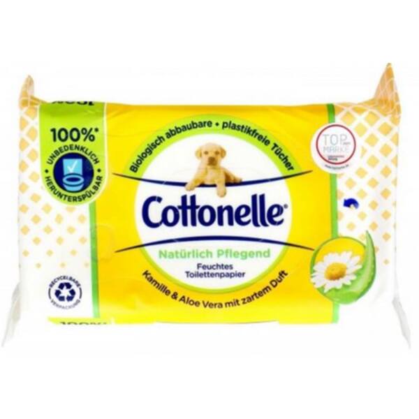 Cottonelle Feuchte Toilettentücher Nachfüller Aloe Vera