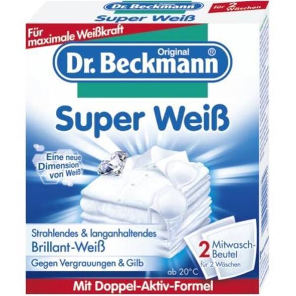Dr. Beckmann Super-Wei&szlig; 2 x 40 g