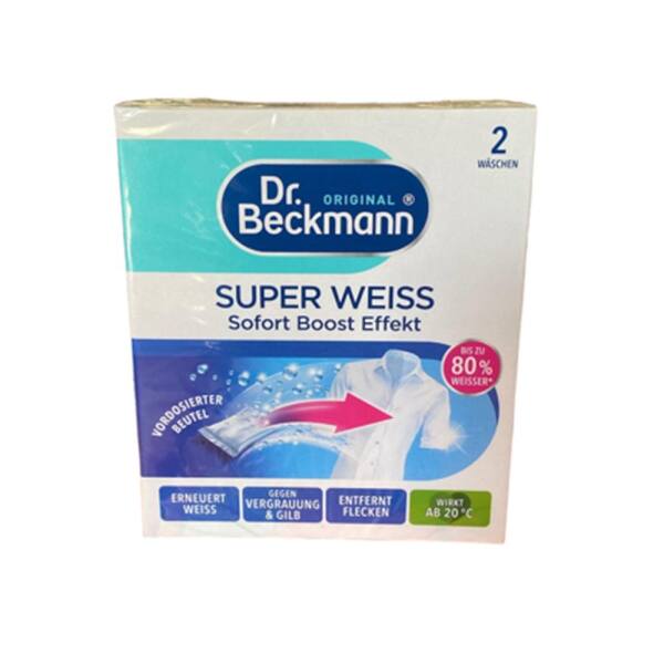 Dr. Beckmann Super-Wei&szlig; 2 x 40 g