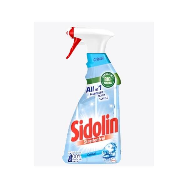 Sidolin Cristal Glasreiniger 500 ml Spr&uuml;hflasche