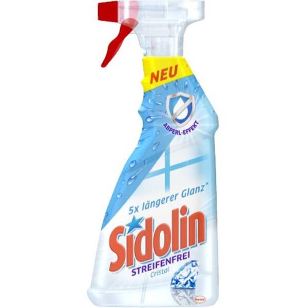 Sidolin Cristal Glasreiniger 500 ml Sprühflasche