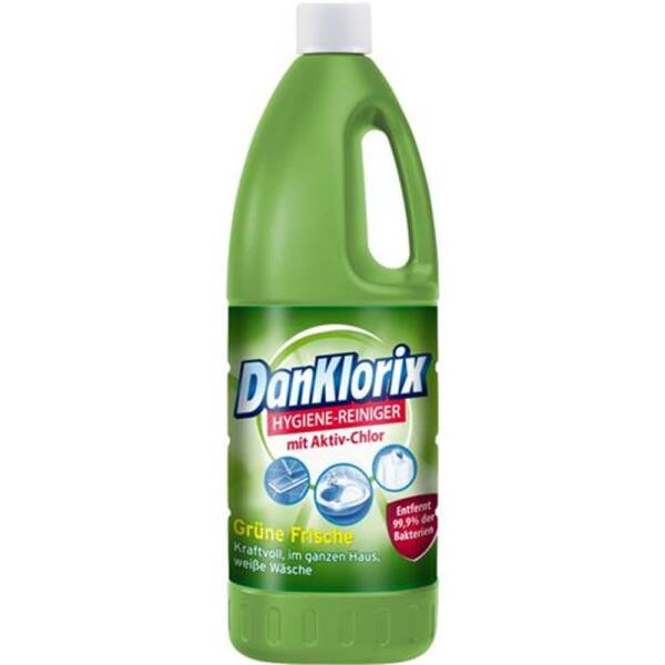 DanKlorix Hygienereiniger mit Chlor Grüne Frische1,5 L