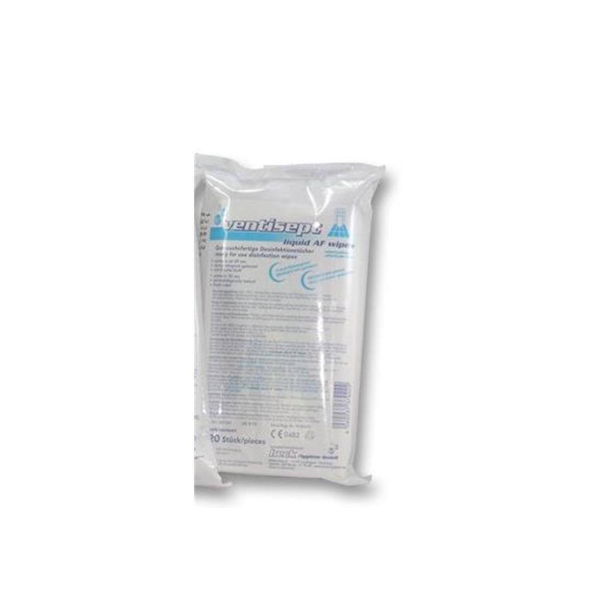 Heck-Hygiene Ventisept Liquid AF Wipes PEACH Desinfektionstcher 120er Pack