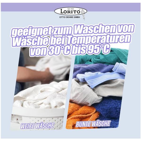 Lorito Santer Vollwaschmittel Waschmittel schaumarm flüssig 5 Liter