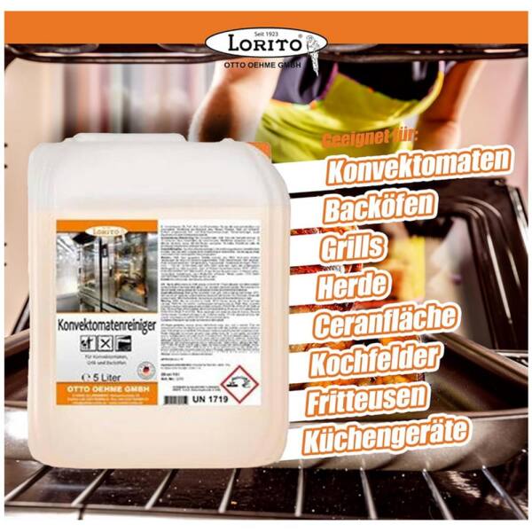 Lorito Konvektomatenreiniger Grillreiniger Backofenreiniger 5 Liter