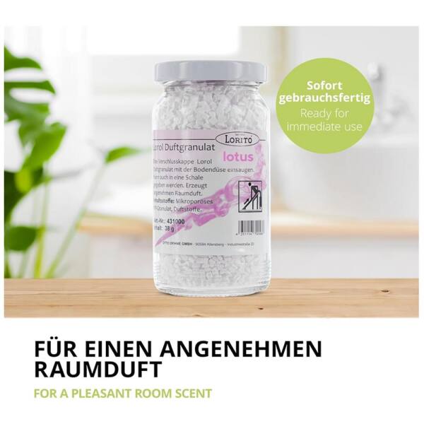 Lorol Duftgranulat Lotus 50 g - 200 ml Staubsaugerduft Raumduft