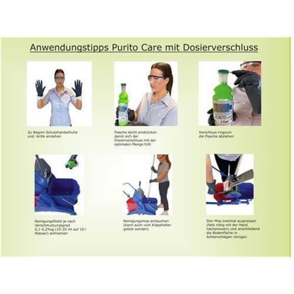 Lorito Purito CARE Wischpflege PU-Reiniger Vinylpflege 1L