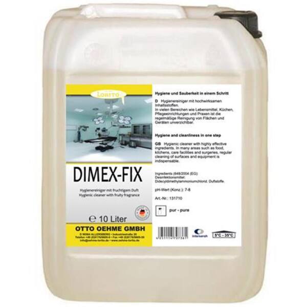 Lorito Dimex Fix Duftreiniger Hygienereiniger Bodenreiniger 10 L