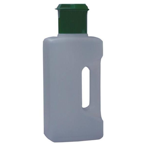 1 Liter Rechteckflasche mit versch. Dosiersystem 20 ml grün