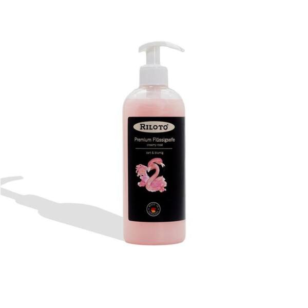 Riloto Premium Fl&uuml;ssigseife Creamy rose 500ml...