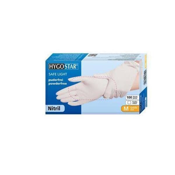 Einmalhandschuhe, Nitril Safelight weiß, 100er Box