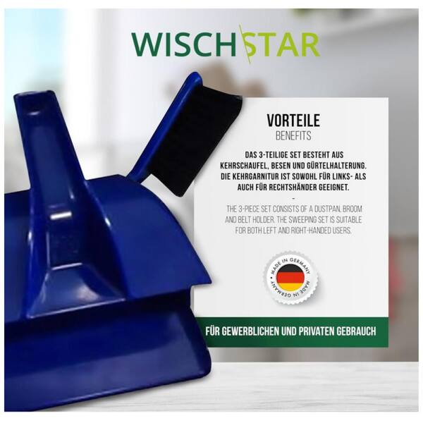 Kehrgarnitur Kehrschaufel Universal Heike