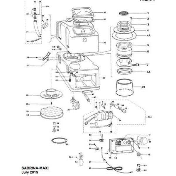 Motor für Sprühextraktionsgerät