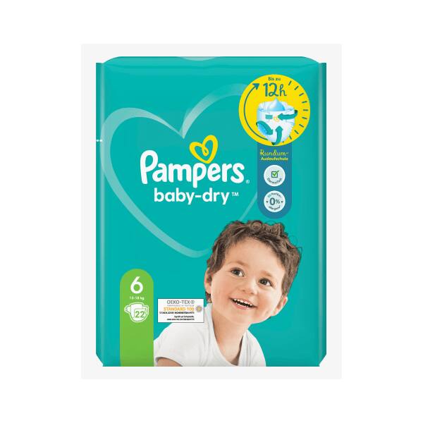 Pampers Baby Dry Windeln Gre 6