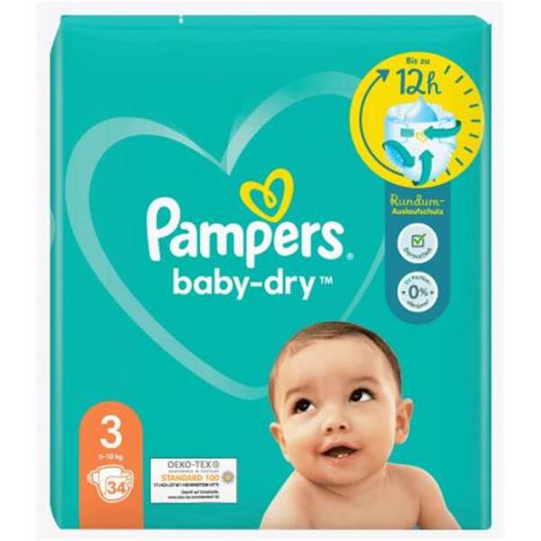 Pampers Baby Dry Windeln Größe 3