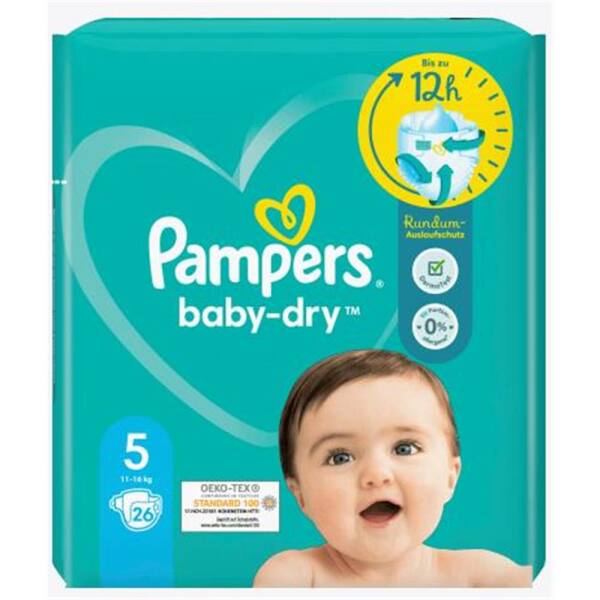Pampers Baby Dry Windeln Gr&ouml;&szlig;e 5