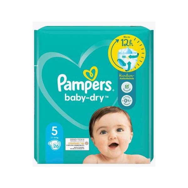 Pampers Baby Dry Windeln Größe 5