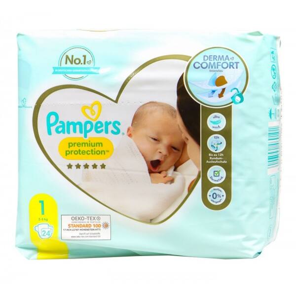 Pampers Premium Protection Gre 1