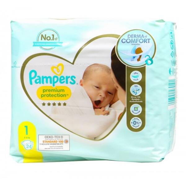 Pampers Premium Protection Größe 1