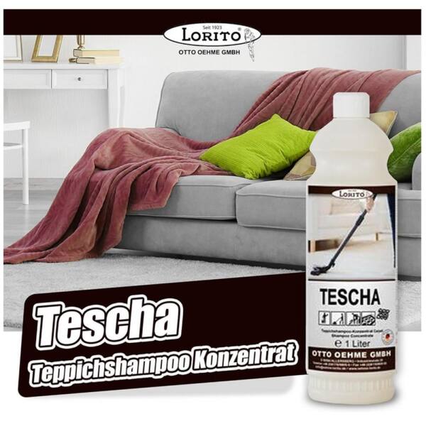 LoritoTeppichshampoo Fleckenentferner Tescha 255 1 Liter
