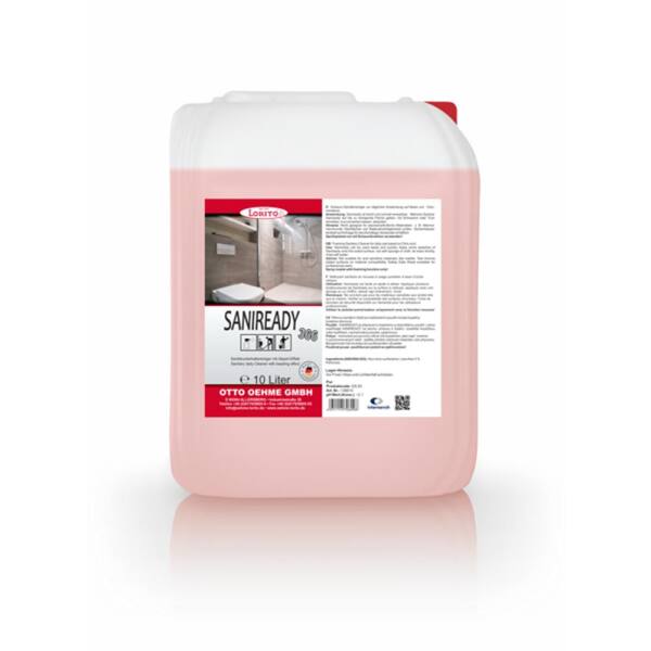 Lorito Saniready 366 Kalklöser 10L Badreiniger Abperl-Effekt