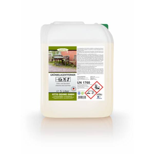 Gr&uuml;nbelagentferner 5 Liter HOCHKONZENTRAT chlorfrei