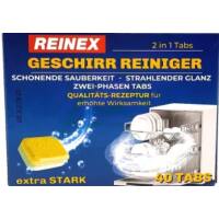 Reinex Spülmaschinentabs Spültabs Geschirr Reiniger 2 in 1