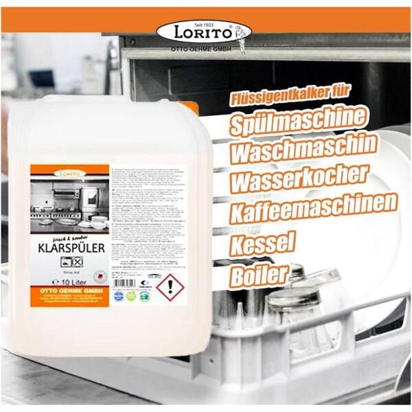 Lorito frisch u. sauber Klarspüler sauer 203 10 Liter