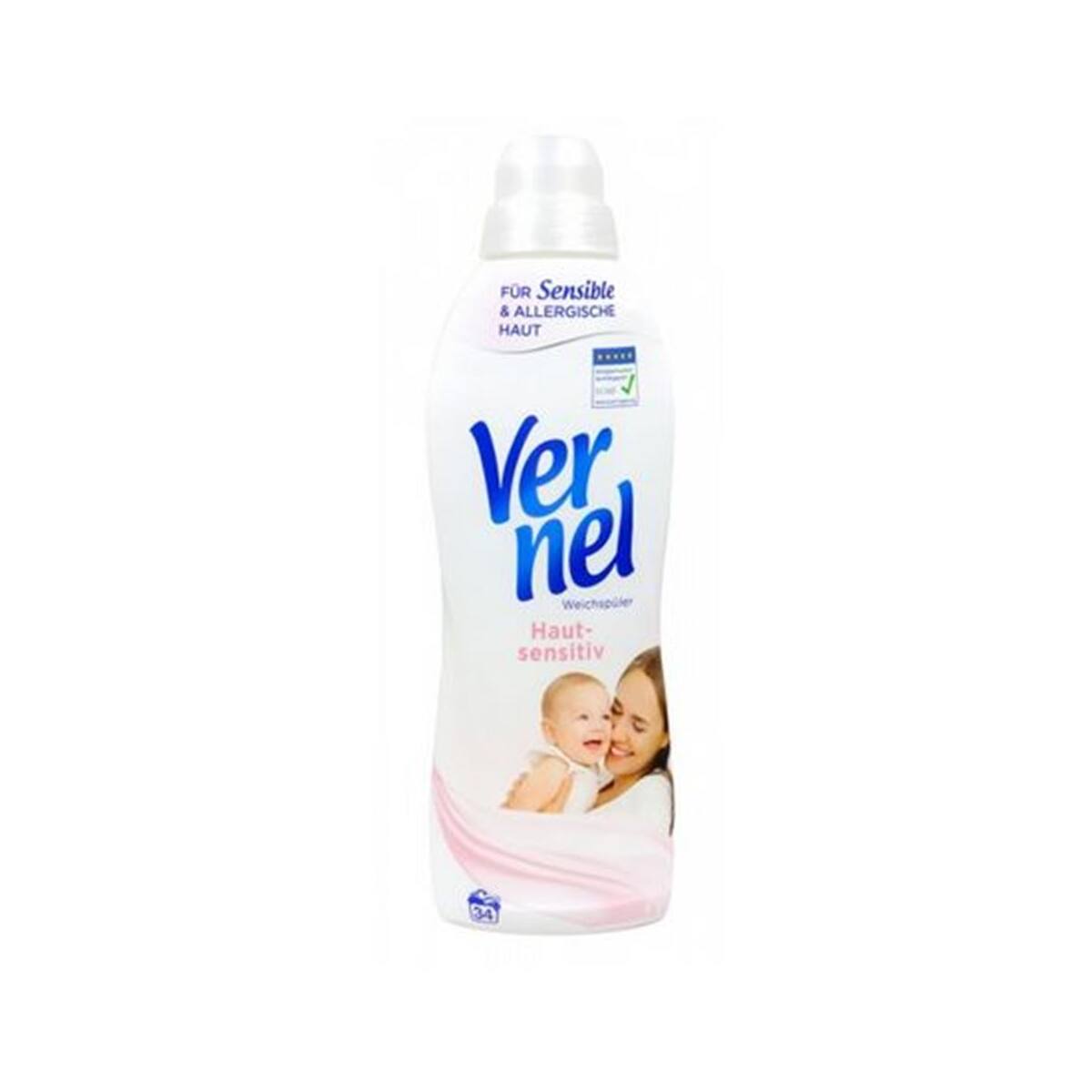 Vernel Weichspler Hautsensitiv 850 ml 34 WL