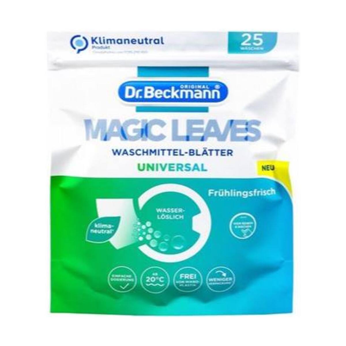 Dr. Beckmann Magic Leaves Universal Waschmittel-Bltter Frhlingsfrisch 25er