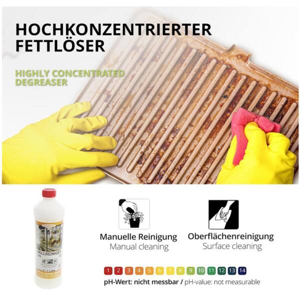 Lorito  Grillreiniger GEL 121 Fettlöser Backofenreiniger 1 Liter