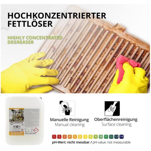 Lorito  Grillreiniger GEL 121 Fettlöser Backofenreiniger 10 Liter